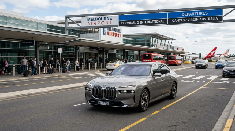 BMW 7, Melbourne airport
