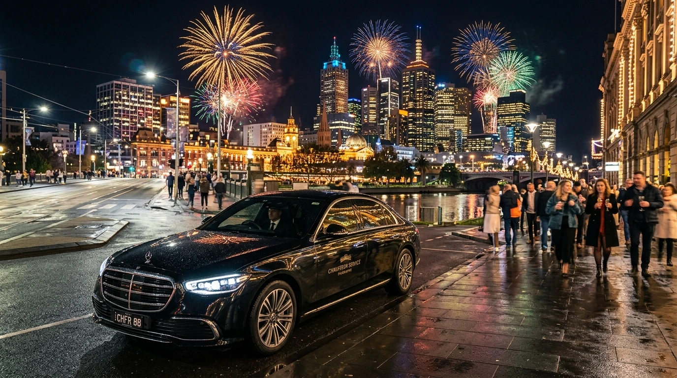 New Year's Eve chauffeur Melbourne